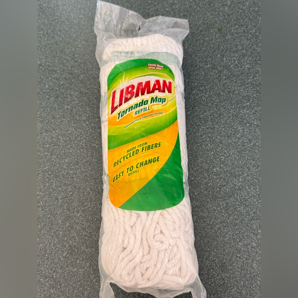 LIBMAN Tornado Mop Refill Multi-Surface Made from Recycled Fibers #02031